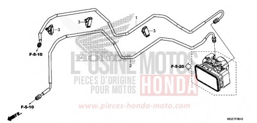 BRAKE PIPE CB500XAE de 2014